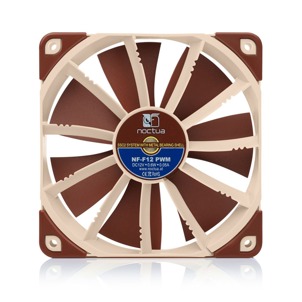 Noctua NF-F12 PWM 120mm Cabinet Fan (Single Pack)